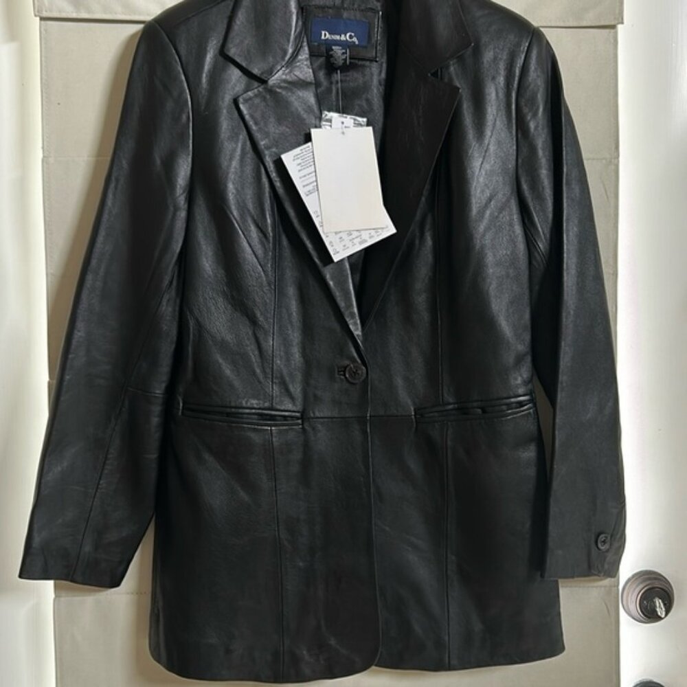 Leather Blazer